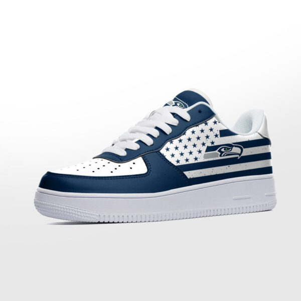 Tubopro Seattle Seahawks NFL Air Low-Top Sneakers Shoes For Men And Women - Image 2