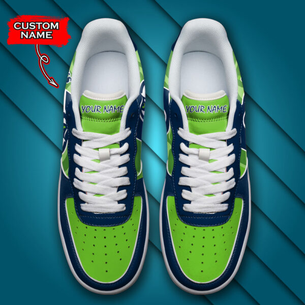 Tubopro Seattle Seahawks NFL Air Low-Top Sneakers Shoes For Men And Women - Image 4