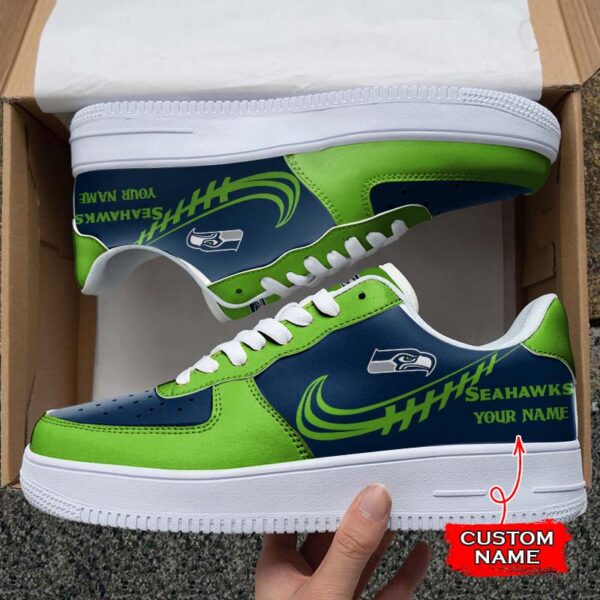 Tubopro Seattle Seahawks NFL Air Low-Top Sneakers Shoes For Men And Women