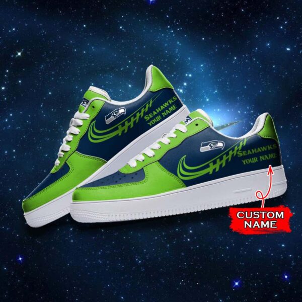 Tubopro Seattle Seahawks NFL Air Low-Top Sneakers Shoes For Men And Women - Image 3