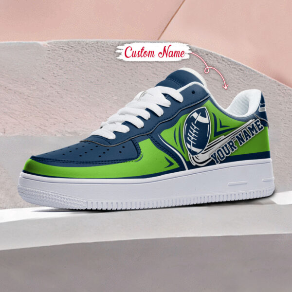 Tubopro Seattle Seahawks NFL Air Low-Top Sneakers Shoes For Men And Women - Image 3