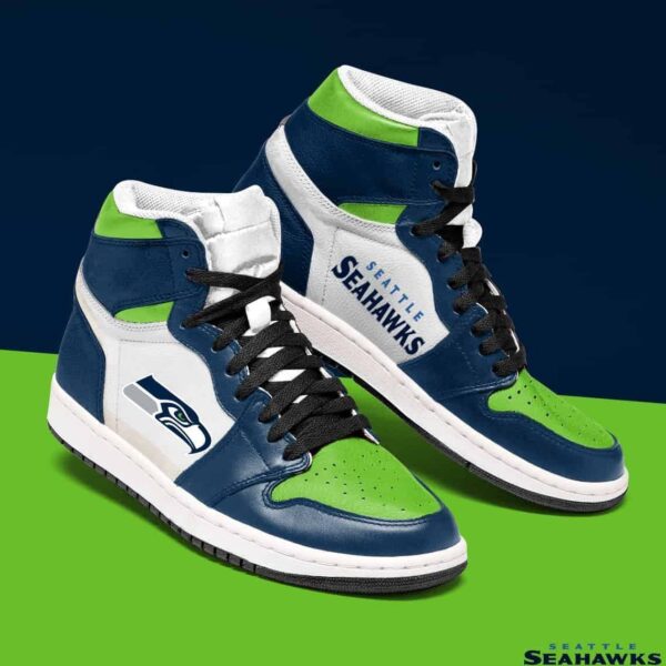Tubopro Seattle Seahawks NFL AJ1 High Sneakers Shoes For Men And Women