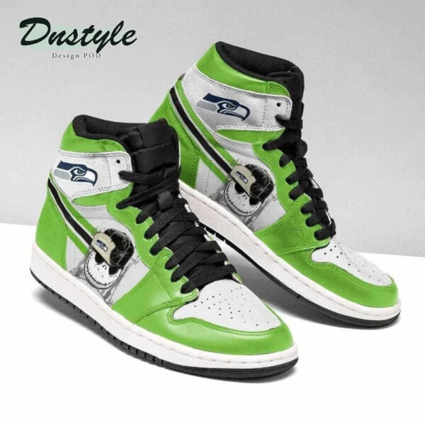 Tubopro Seattle Seahawks NFL AJ1 High Sneakers Shoes For Men And Women