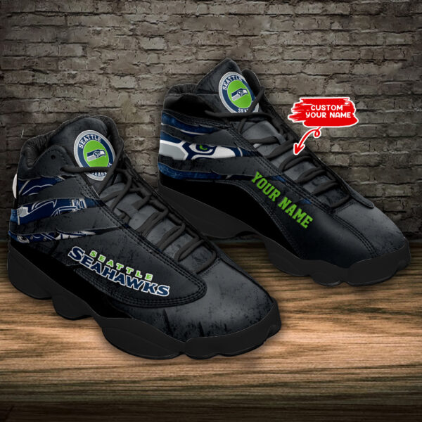 Tubopro Seattle Seahawks NFL AJ13 Sneakers Shoes For Men And Women