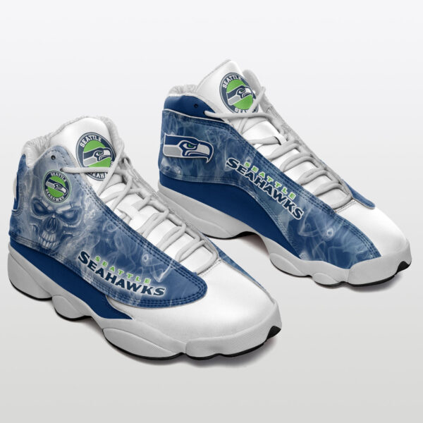 Tubopro Seattle Seahawks NFL AJ13 Sneakers Shoes For Men And Women - Image 2