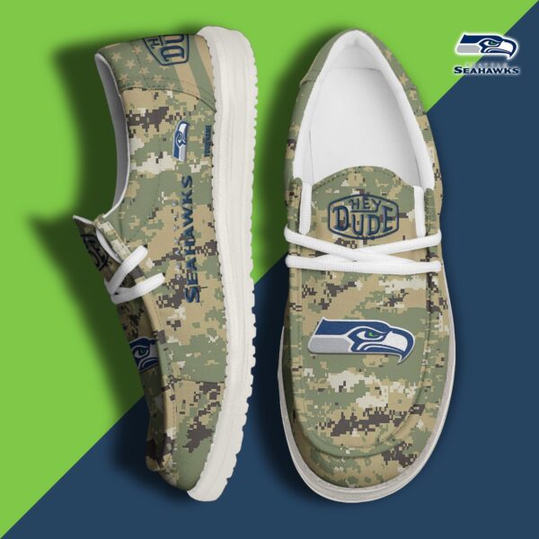 Tubopro Seattle Seahawks Personalized Hey Dude Shoes For Men And Women