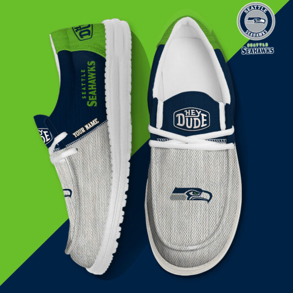 Tubopro Seattle Seahawks Personalized Hey Dude Shoes For Men And Women