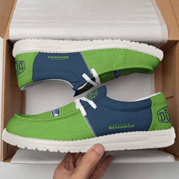 Tubopro Seattle Seahawks Personalized Hey Dude Shoes For Men And Women - Image 2