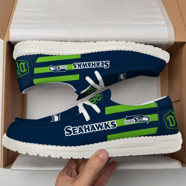 Tubopro Seattle Seahawks Personalized Hey Dude Shoes For Men And Women - Image 3
