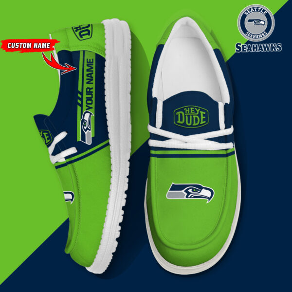 Tubopro Seattle Seahawks Personalized Hey Dude Shoes For Men And Women