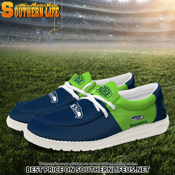 Tubopro Seattle Seahawks Personalized Hey Dude Shoes For Men And Women - Image 2