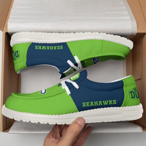 Tubopro Seattle Seahawks Personalized Hey Dude Shoes For Men And Women - Image 2