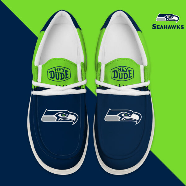 Tubopro Seattle Seahawks Personalized Hey Dude Shoes For Men And Women - Image 4
