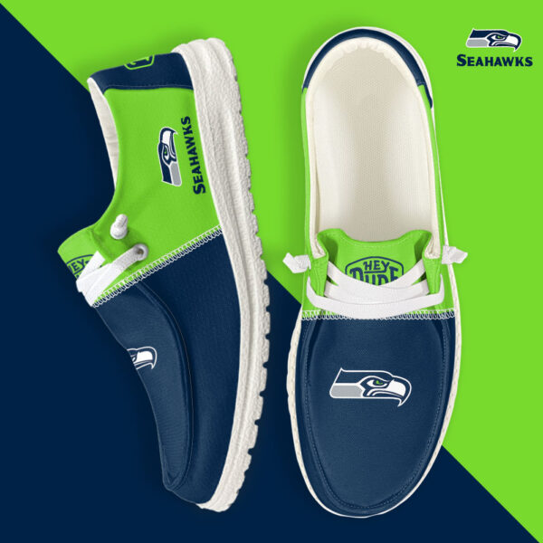 Tubopro Seattle Seahawks Personalized Hey Dude Shoes For Men And Women