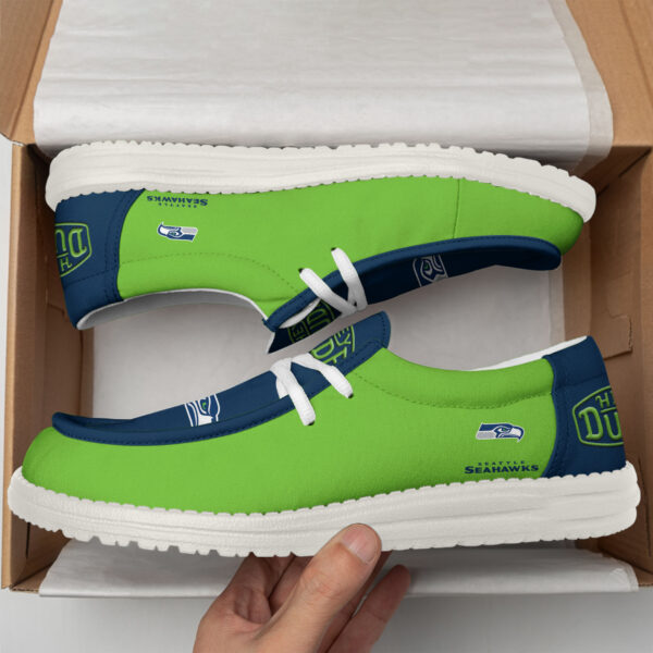 Tubopro Seattle Seahawks Personalized Hey Dude Shoes For Men And Women - Image 2