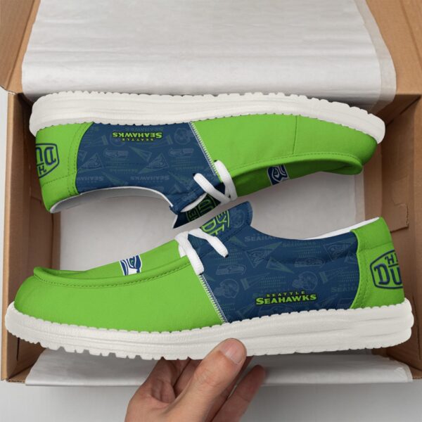 Tubopro Seattle Seahawks Personalized Hey Dude Shoes For Men And Women - Image 2