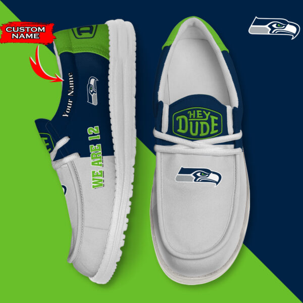 Tubopro Seattle Seahawks Personalized Hey Dude Shoes For Men And Women