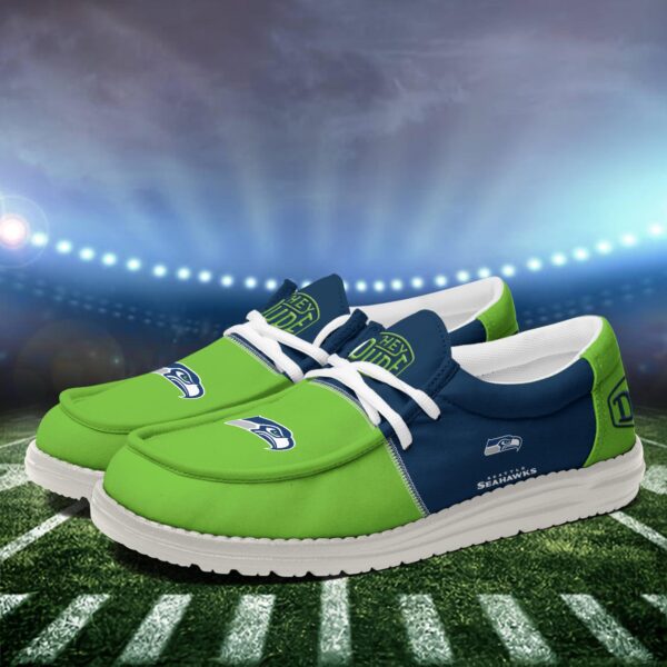 Tubopro Seattle Seahawks Personalized Hey Dude Shoes For Men And Women - Image 4