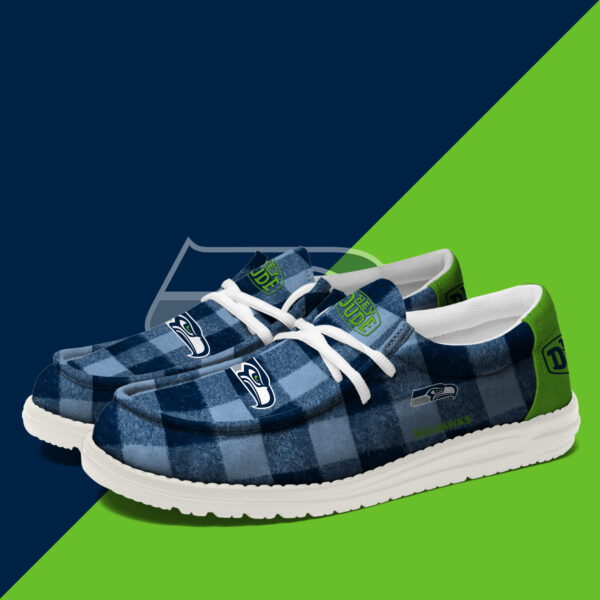 Tubopro Seattle Seahawks Personalized Hey Dude Shoes For Men And Women - Image 2