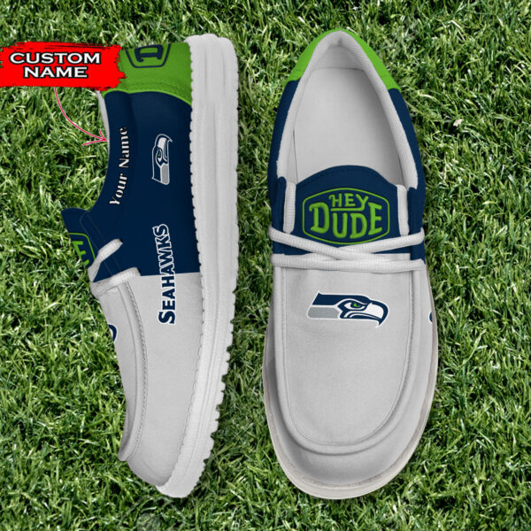 Tubopro Seattle Seahawks Personalized Hey Dude Shoes For Men And Women