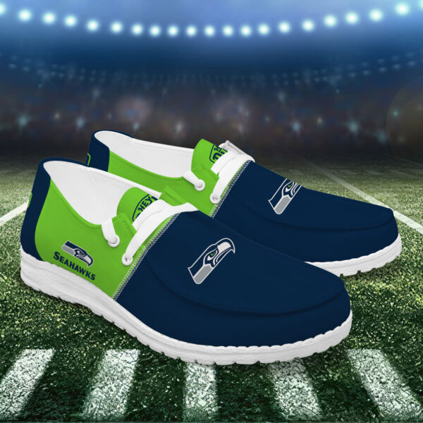 Tubopro Seattle Seahawks Personalized Hey Dude Shoes For Men And Women - Image 4
