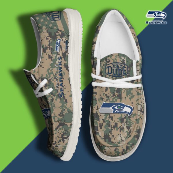 Tubopro Seattle Seahawks Personalized Hey Dude Shoes For Men And Women