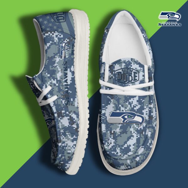 Tubopro Seattle Seahawks Personalized Hey Dude Shoes For Men And Women