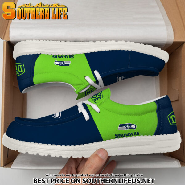 Tubopro Seattle Seahawks Personalized Hey Dude Shoes For Men And Women - Image 4