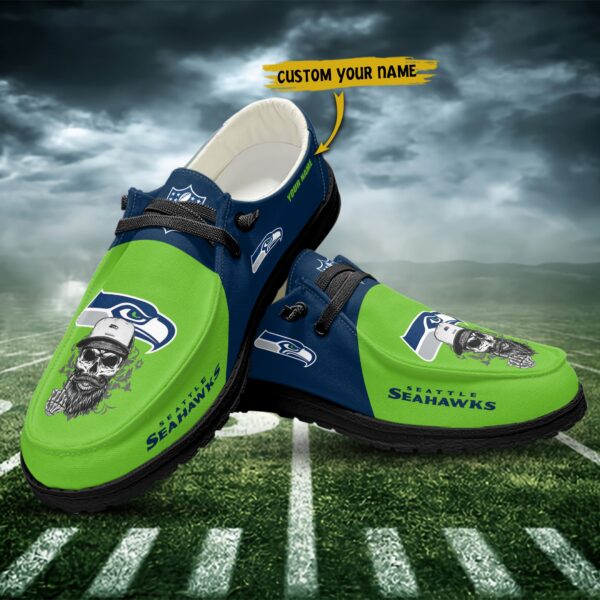 Tubopro Seattle Seahawks Personalized Hey Dude Shoes For Men And Women - Image 4