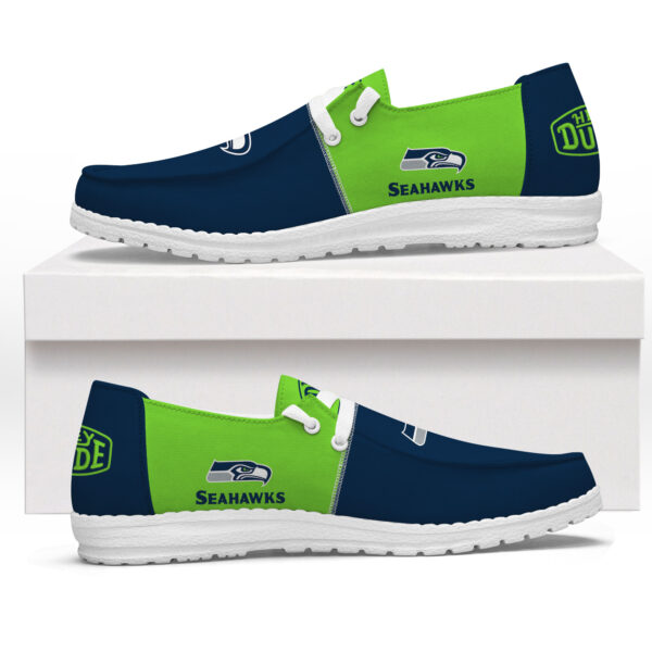 Tubopro Seattle Seahawks Personalized Hey Dude Shoes For Men And Women - Image 2