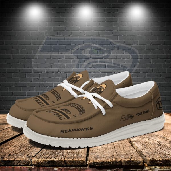 Tubopro Seattle Seahawks Personalized Hey Dude Shoes For Men And Women - Image 3