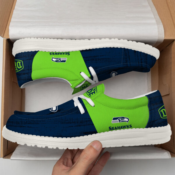 Tubopro Seattle Seahawks Personalized Hey Dude Shoes For Men And Women - Image 2