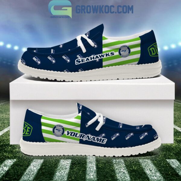 Tubopro Seattle Seahawks Personalized Hey Dude Shoes For Men And Women - Image 3
