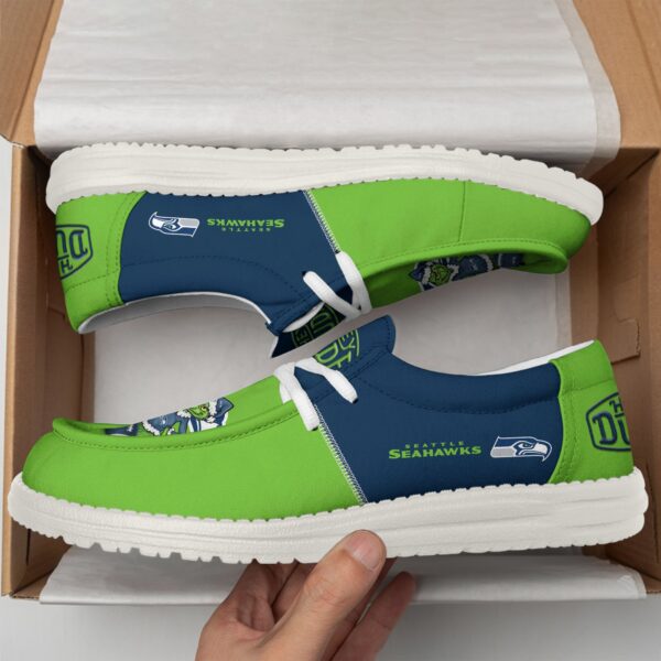 Tubopro Seattle Seahawks Personalized Hey Dude Shoes For Men And Women - Image 3