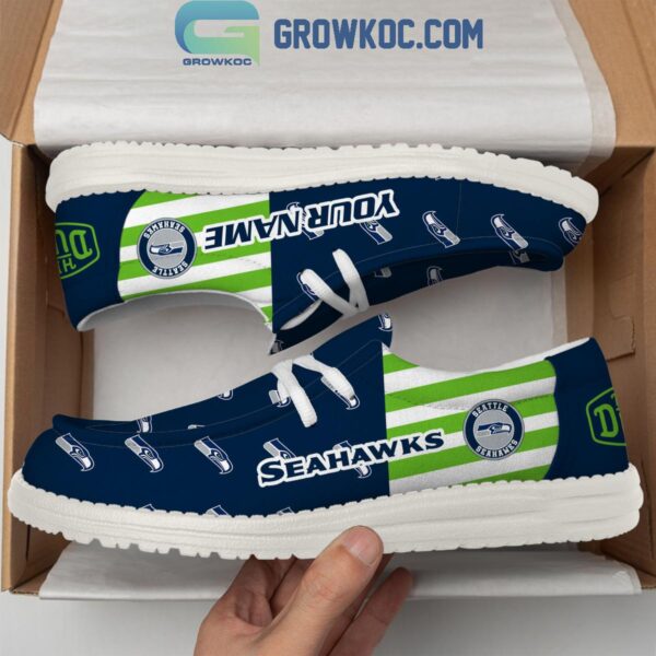 Tubopro Seattle Seahawks Personalized Hey Dude Shoes For Men And Women