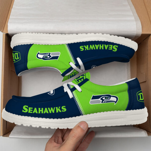 Tubopro Seattle Seahawks Personalized Hey Dude Shoes For Men And Women - Image 2