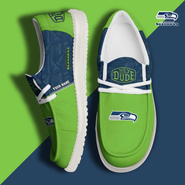 Tubopro Seattle Seahawks Personalized Hey Dude Shoes For Men And Women