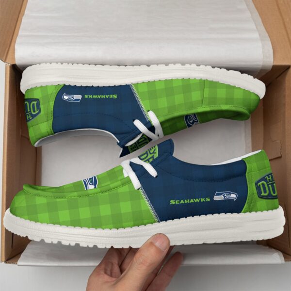 Tubopro Seattle Seahawks Personalized Hey Dude Shoes For Men And Women - Image 3