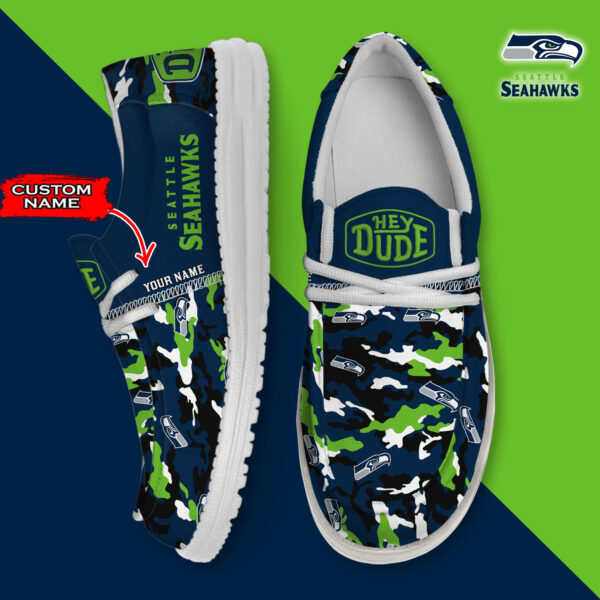 Tubopro Seattle Seahawks Personalized Hey Dude Shoes For Men And Women