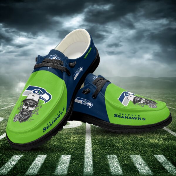 Tubopro Seattle Seahawks Personalized Hey Dude Shoes For Men And Women - Image 2