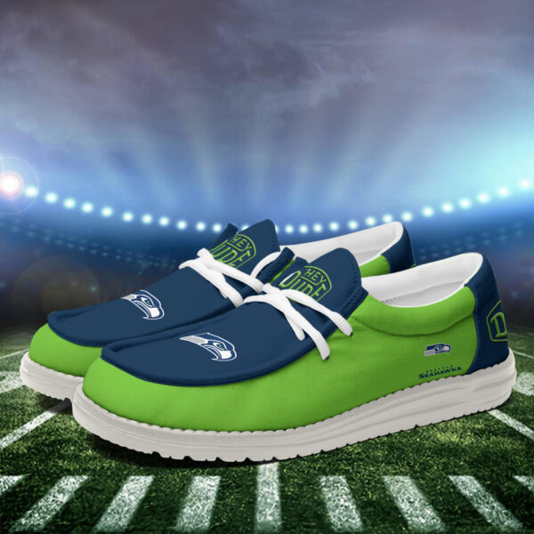 Tubopro Seattle Seahawks Personalized Hey Dude Shoes For Men And Women - Image 3