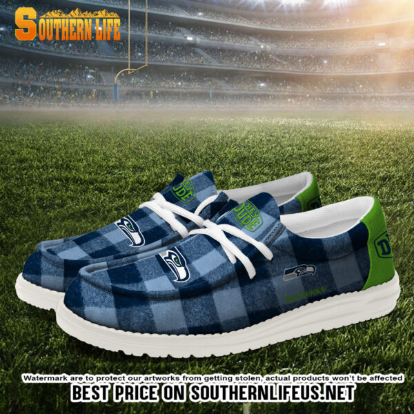 Tubopro Seattle Seahawks Personalized Hey Dude Shoes For Men And Women - Image 2
