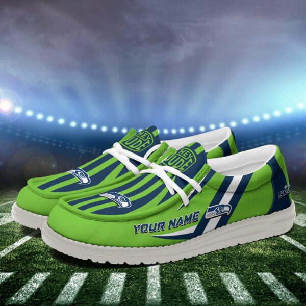 Tubopro Seattle Seahawks Personalized Hey Dude Shoes For Men And Women - Image 3