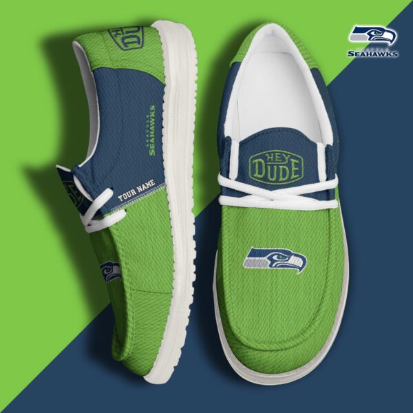 Tubopro Seattle Seahawks Personalized Hey Dude Shoes For Men And Women