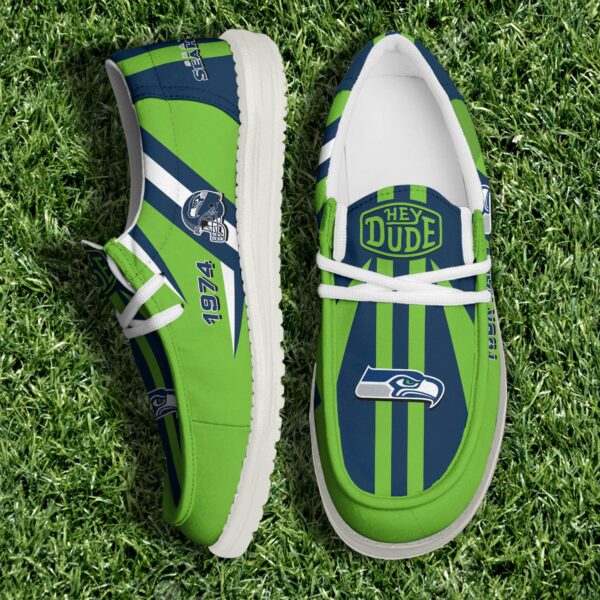 Tubopro Seattle Seahawks Personalized Hey Dude Shoes For Men And Women