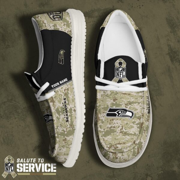 Tubopro Seattle Seahawks Personalized Hey Dude Shoes For Men And Women