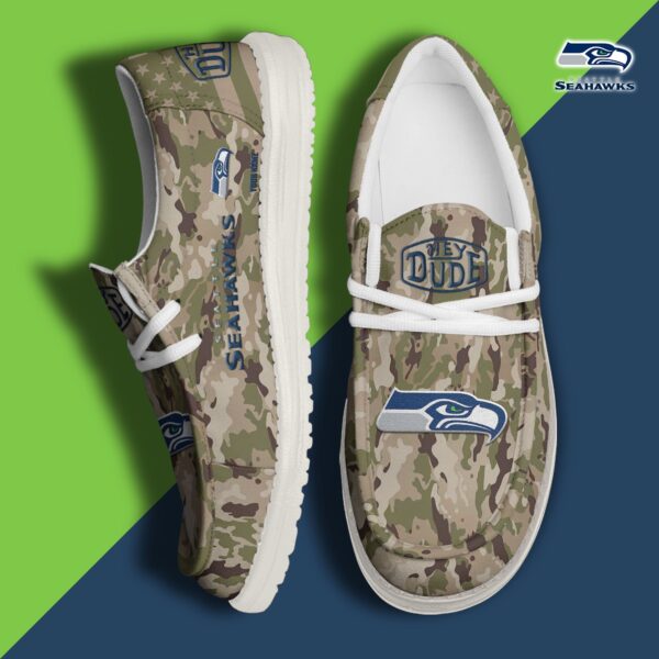 Tubopro Seattle Seahawks Personalized Hey Dude Shoes For Men And Women