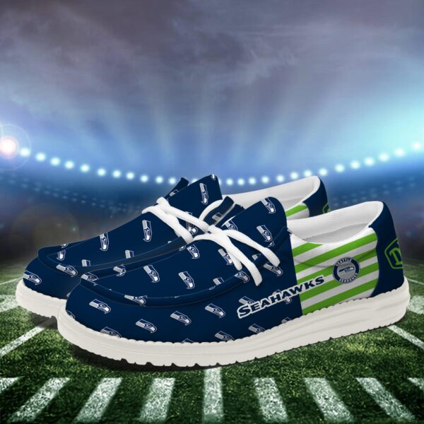 Tubopro Seattle Seahawks Personalized Hey Dude Shoes For Men And Women - Image 3