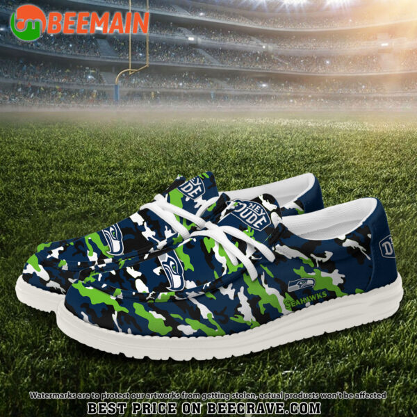 Tubopro Seattle Seahawks Personalized Hey Dude Shoes For Men And Women - Image 2