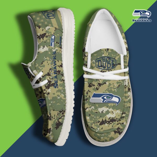 Tubopro Seattle Seahawks Personalized Hey Dude Shoes For Men And Women